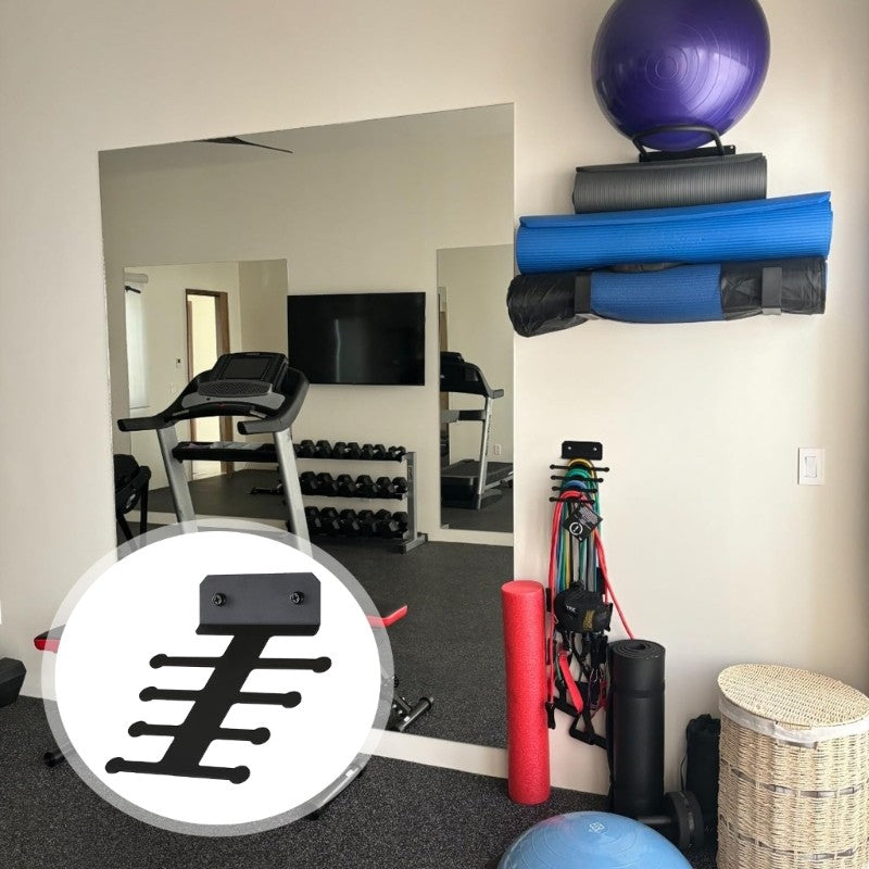 Resistance Band Rack Storage Hanger Gym Equipment Organizer Gym Accessories