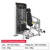 Bicep Tricep Peck Pec Deck Fly Chest Shoulder Leg Press Pin Load Selection Machines Gym Equipment Machines Commercial