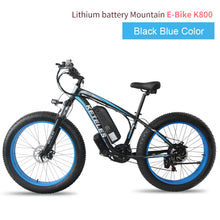 EU Electric Fat Bike KETELES K800 1000W Motor 18AH Lithium Battery  26x4.0 Inch Fat Tire Electric Bicycle