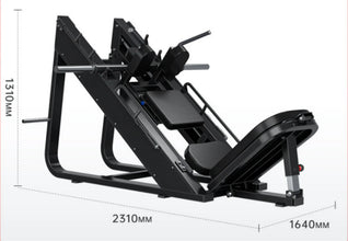Dinuo Commercial Gym Equipment Leg Press Hack Squat Bodybuilding Plate Loaded 45 Degree Leg Press Hack Squat Trainer