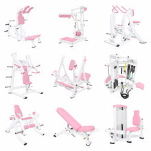 Gym Project Solution Professional Complete pink Gym Equipment Machines Wholesale by Plate Loaded Gym Equipment Legs for Woman