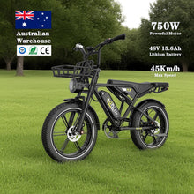 Factory Price KOOLUX X9 Stock 750W for AU Warehouse 48V 15.6Ah Hydraulic Brakes Fat Tire City Bike Mountain Electric Bicycle
