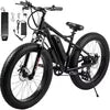 Factory Direct 48V 2000W Dual Motor Electric Bicycle 60km/h 26x4.0 Fat Tire Two-Wheel Drive Disc Brake Aluminum Alloy Frame
