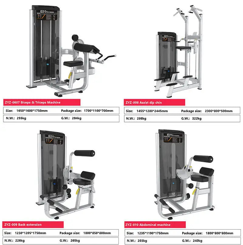 Bicep Tricep Peck Pec Deck Fly Chest Shoulder Leg Press Pin Load Selection Machines Gym Equipment Machines Commercial