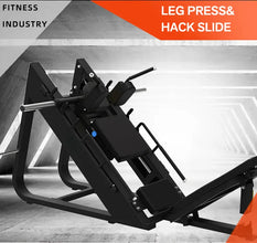 Dinuo Commercial Gym Equipment Leg Press Hack Squat Bodybuilding Plate Loaded 45 Degree Leg Press Hack Squat Trainer