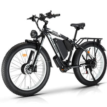 EU UK Warehouse PHILODO  26inch AWD Fat Tire Dual Motor E Bike 2000w 35MPH Electric Bicycles 21 Speed  Electric Bike for Adults