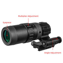 3X / 5X Optical Magnifier with Flip-to-Side Quick-Release Mount