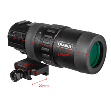 3X / 5X Optical Magnifier with Flip-to-Side Quick-Release Mount