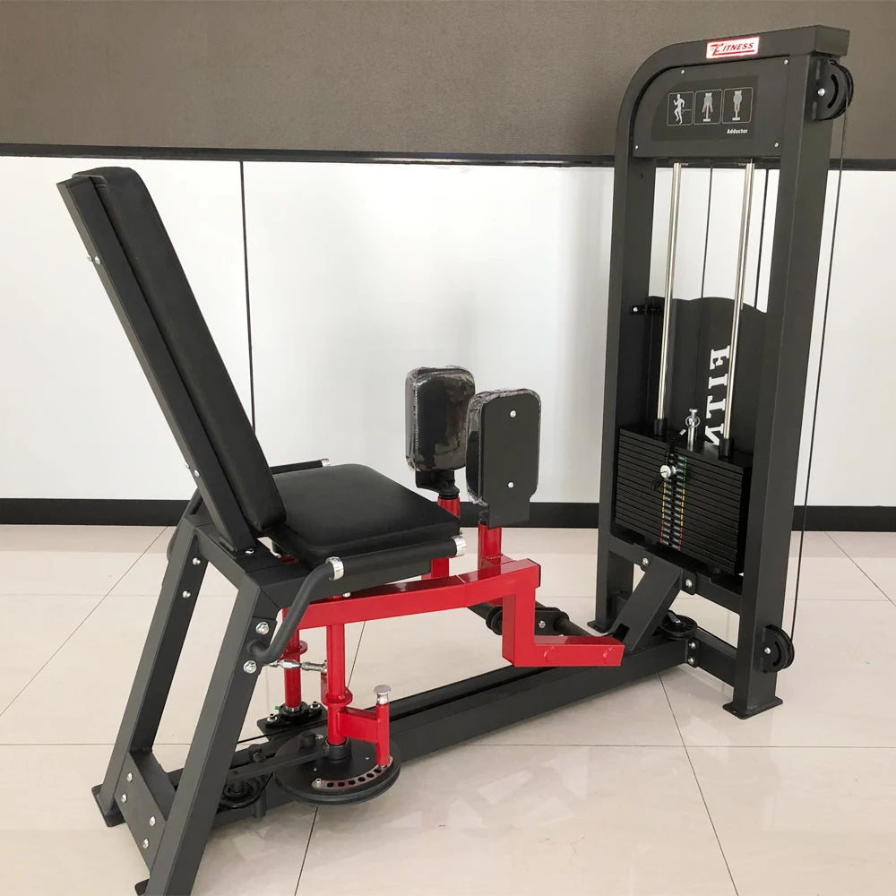 Steel Strength Training Gym Equipment for Inner & Outer Thigh Abductor/ Adductor Leg Exercise Machine