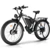 EU UK Warehouse PHILODO  26inch AWD Fat Tire Dual Motor E Bike 2000w 35MPH Electric Bicycles 21 Speed  Electric Bike for Adults