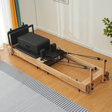 Foldable Home Gym Equipment Commercial Machine Maple Oak Wooden Folding Pilates Reformer