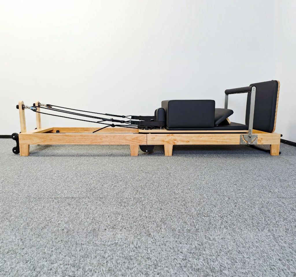 Commercial Reformer Maple Oak Wooden Foldable Home Gym Equipment  Machine  Folding Pilates