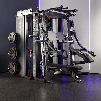 New Product Factory Multi-functional Strength Training  Smith Machine Commercial Gym Equipment Cable Crossover Smith Machine