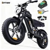 F6PRO US Warehouse Ready Stock  Electric Bicycles Electrically  Fat Bike 60V 30AH Ebike E Bike Electric Mountain Bike DTTZH