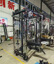 Commercial Gym Equipment Smith Machine Multi Functional Power Squat Rack Cable Machine