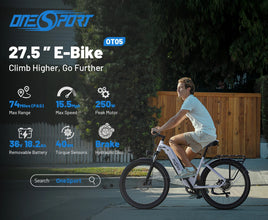 ONESPORT OT05 36V Hybrid Electric Bike 250W Brushless Adult Vlo Lectrique Vlo Lectrique City Off-Road Electrical Bicycle for