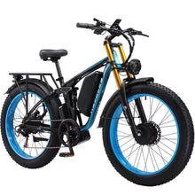 Factory Direct 48V 2000W Dual Motor Electric Bicycle 60km/h 26x4.0 Fat Tire Two-Wheel Drive Disc Brake Aluminum Alloy Frame
