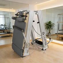 2026 Durable Wooden Pilates Reformer Home Gym Equipment Foldable Beech Oak Wood Accessories for Body Fitness