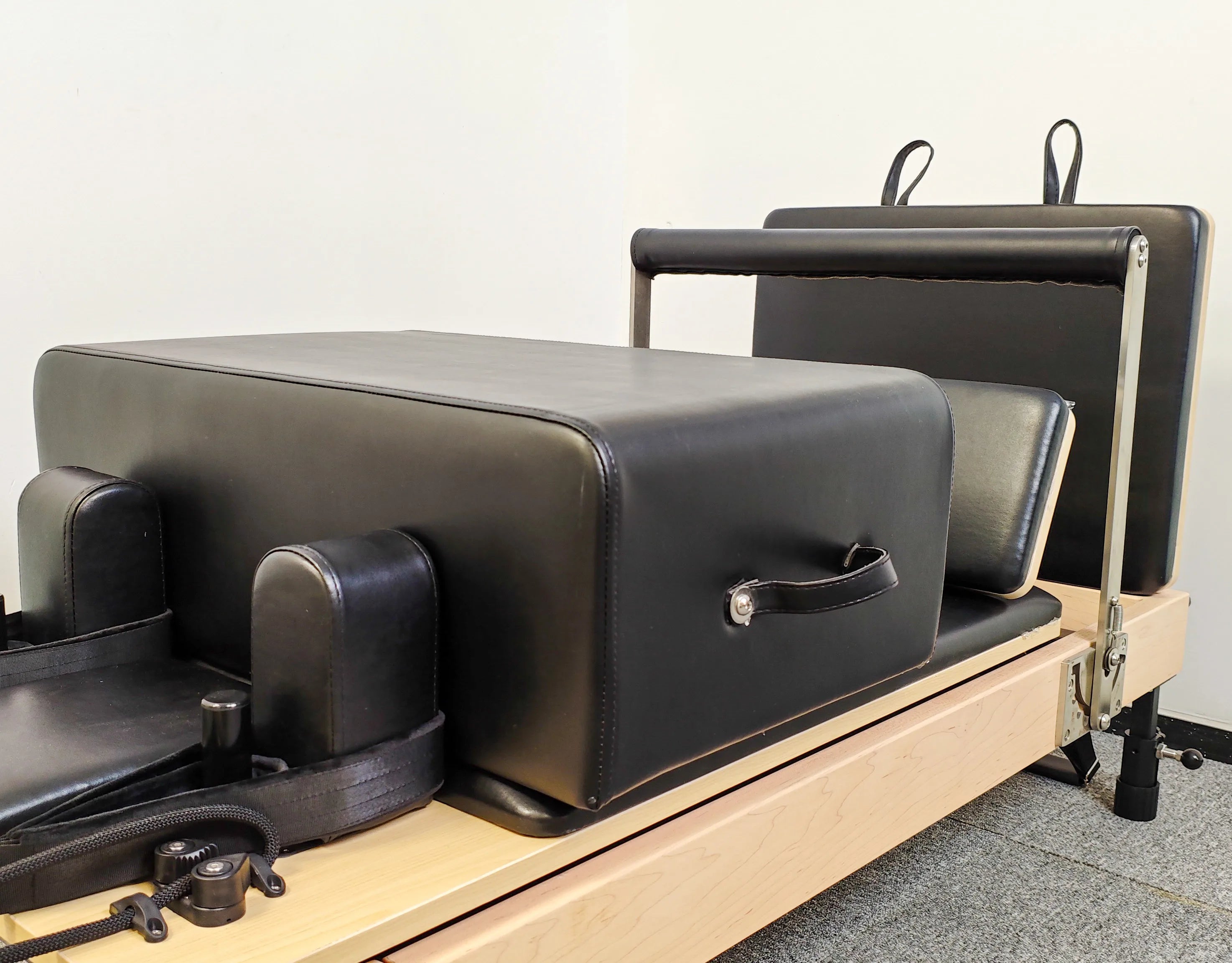 Commercial Machine Maple Maple Wooden Folding Pilates Reformer Foldable Home Gym Equipment