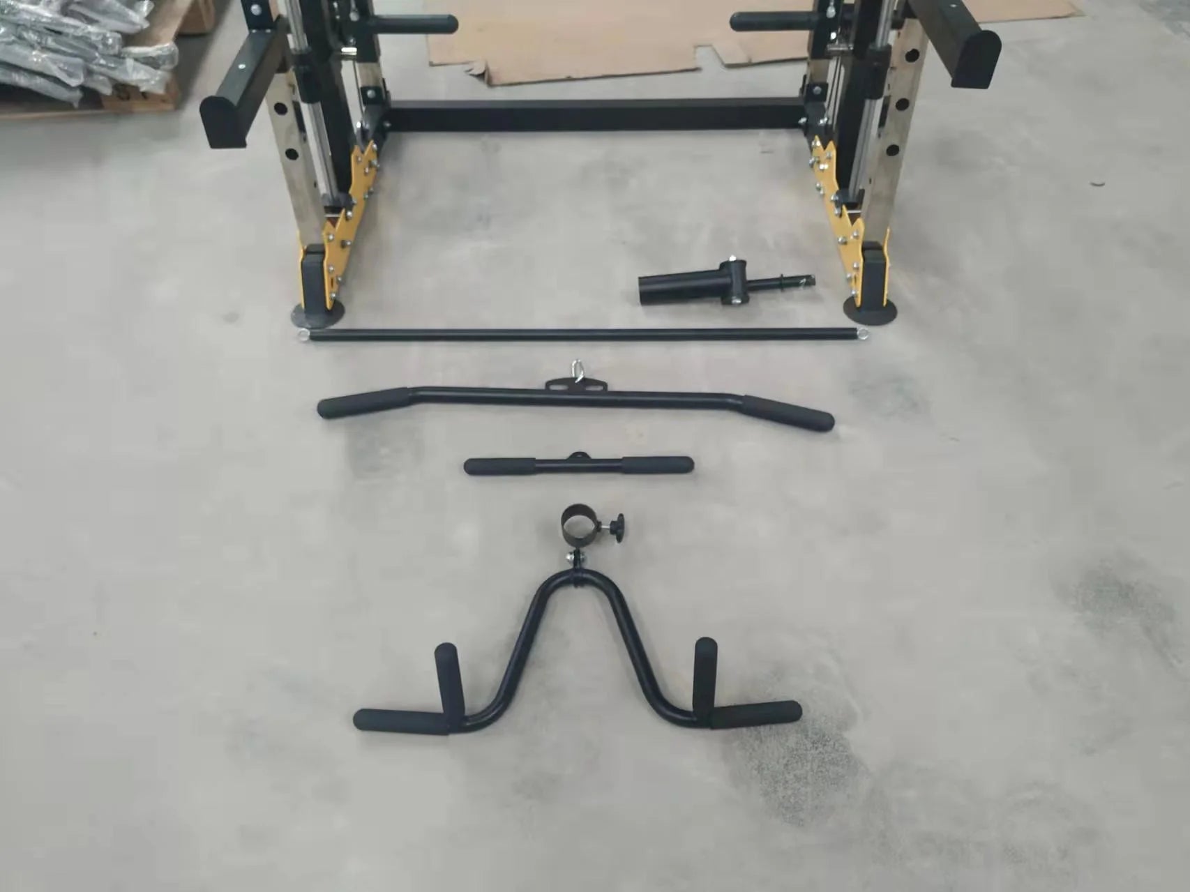 IN STOCK Gym Equipment Home Fitness Accessories Multi-function Power Rack Smith Machine Squat Rack DY-6002