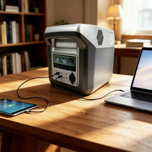 1500W Portable Power Station Solar Generator LiFePO4 Lithium Energy Storage Power Supply Outdoor Camping Emergency Power Bank