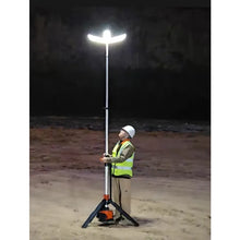 IP66 200W LED Moving Lighthouse Retractable Emergency Panoramic View Mobile Light Tower 4 Lamp Heads  for Mining Road