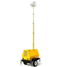 Diesel Generator Mobile Lighting Tower Trailer Mounted Towable LED Light Tower for Construction Road Work