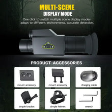 MV265 Pro Professional Thermal Imaging Night Vision Scope Head Mounted Monocular Telescope for Hunting Camping Day & Night Use