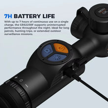 Long Range Thermal Scope with Built-in Laser Rangefinder New Video Record Wireless APP for Rifle Hunting in Day and Night 1300m
