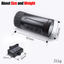 Single-Piece Thermal Imaging Telescope Adapted to Picatinny Rail 320*240 Resolution 9.7mm Lens  Rate for Outdoor Sports