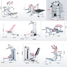 Strength Training Slimming Gym Fitness Equipment Multi Functional Smith Machine For Women