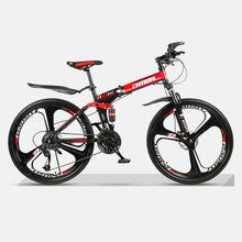 Carbon Steel Frame 26-inch 26'' Foldable Folding Frame Mountain Bike 24 26 27.5 29 Inch 21speed Cross Country