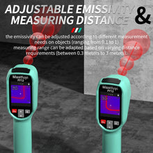 MASTFUYI FY12 Handheld Thermal Imager -20~550°C 15 False Color Non-contact Temperature Measurement 50×50° Large Field of View