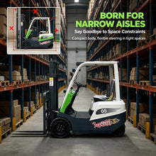Compact Lithium Forklift 500‑2000kg Four Wheel Electric Lifting Truck For Logistics Storage