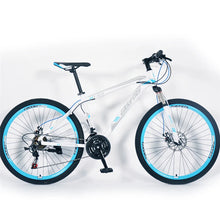 29-Inch Full Suspension Mountain Bike with 21-Speed Steel Fork Disc Brake-Ordinary Pedal