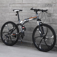 Carbon Steel Frame 26-inch 26'' Foldable Folding Frame Mountain Bike 24 26 27.5 29 Inch 21speed Cross Country