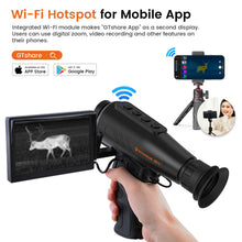 Long Distance1300m Thermal Monocular Scope 15mm 384*288 Night Vision FMC Coating Hunting Telescope Searcher