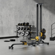 Rowing Machine Fitness Equipment, Exercise High Pull Stand Dumbbell Multifunctional Integrated Training Device, Smith Machine