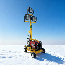 Customized Mobile Light Tower 3000-watt Multi-functional Outdoor Tower Light 6m Telescopic Pole Portable Lighting Tower