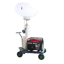 Trailer Mounted Mobile Light Tower with Built In Generator LED Lamps for Night Construction and Road Work Site Use