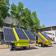 Trailer Mounted Mobile Lighting Tower Diesel Generator LED Light Tower for Road Repair Mining and Job Site Work