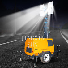 Hot Selling Mobile Solar Light Tower Telescopic Mast Solar Light Tower Portable Light Tower