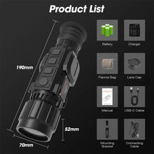 GTGUARD ClearView X350 Infrared Thermal Imager Night Vision Scope Digital WIFI Professional Thermal Telescope Camera for Hunting