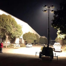 Diesel Generator Mobile Lighting Tower with LED Lamps and Towable Trailer for Mining Construction Road Work Use