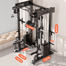 Smith Machine Trainer, Household Fitness Equipment, Multi-functional Integrated Power Rack, Deep Squat GantryGarage Gym Setup