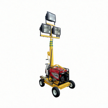 Customized Mobile Light Tower 3000-watt Multi-functional Outdoor Tower Light 6m Telescopic Pole Portable Lighting Tower