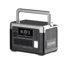 P1000 Portable Power Station 1800W 1024Wh 1KWh Battery Solar Generator With Wireless Charge