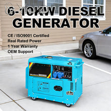 6KW/8KW/10KW Silent DG6500SE Portable Diesel Generators for Home Use
