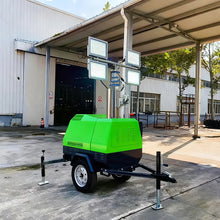 7M Trailer Type  Electric Lifting Mobile  Light Tower Price