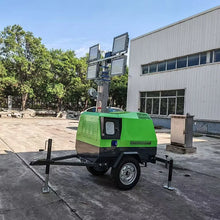 7M Trailer Type  Electric Lifting Mobile  Light Tower Price